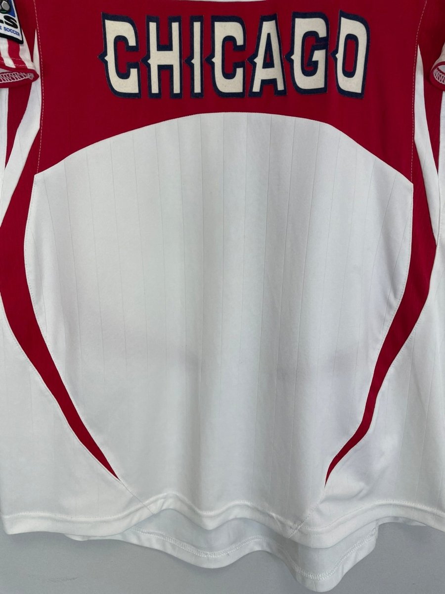2006/07 CHICAGO FIRE BLANCO 10 AWAY SHIRT (L) ADIDAS - Cult Kits - Large - Buy Vintage Football Shirts, Authentic Retro Football Shirts For Sale, Classic Football Shirts & Soccer Jersey