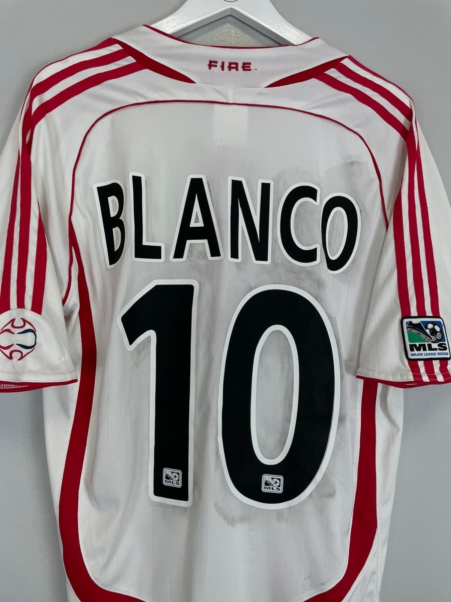 2006/07 CHICAGO FIRE BLANCO 10 AWAY SHIRT (L) ADIDAS - Cult Kits - Large - Buy Vintage Football Shirts, Authentic Retro Football Shirts For Sale, Classic Football Shirts & Soccer Jersey