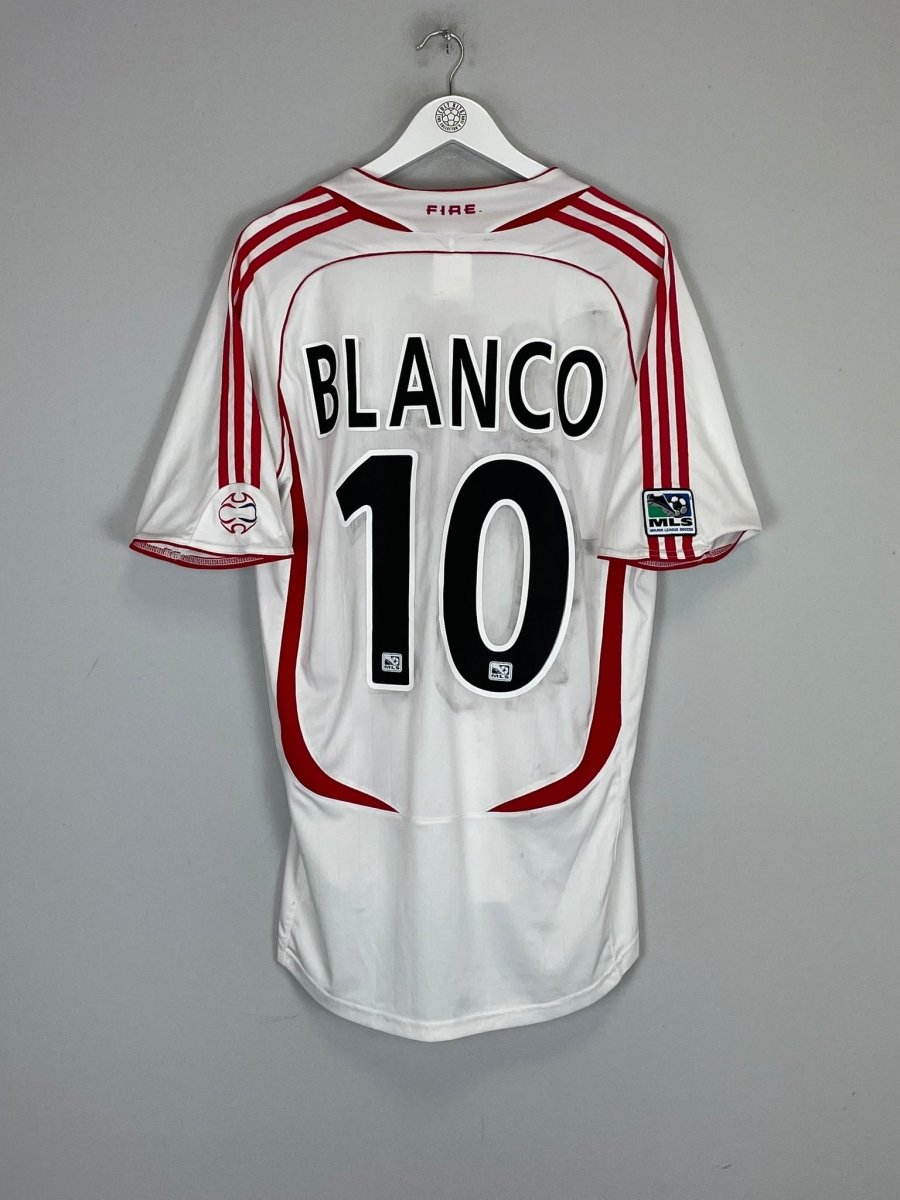 2006/07 CHICAGO FIRE BLANCO 10 AWAY SHIRT (L) ADIDAS - Cult Kits - Large - Buy Vintage Football Shirts, Authentic Retro Football Shirts For Sale, Classic Football Shirts & Soccer Jersey