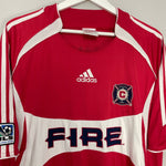 Shop 2006/07 CHICAGO FIRE BLANCO #10 HOME SHIRT (XL) ADIDAS, classic football shirts, vintage football shirts & retro soccer jerseys at Cult Kits
