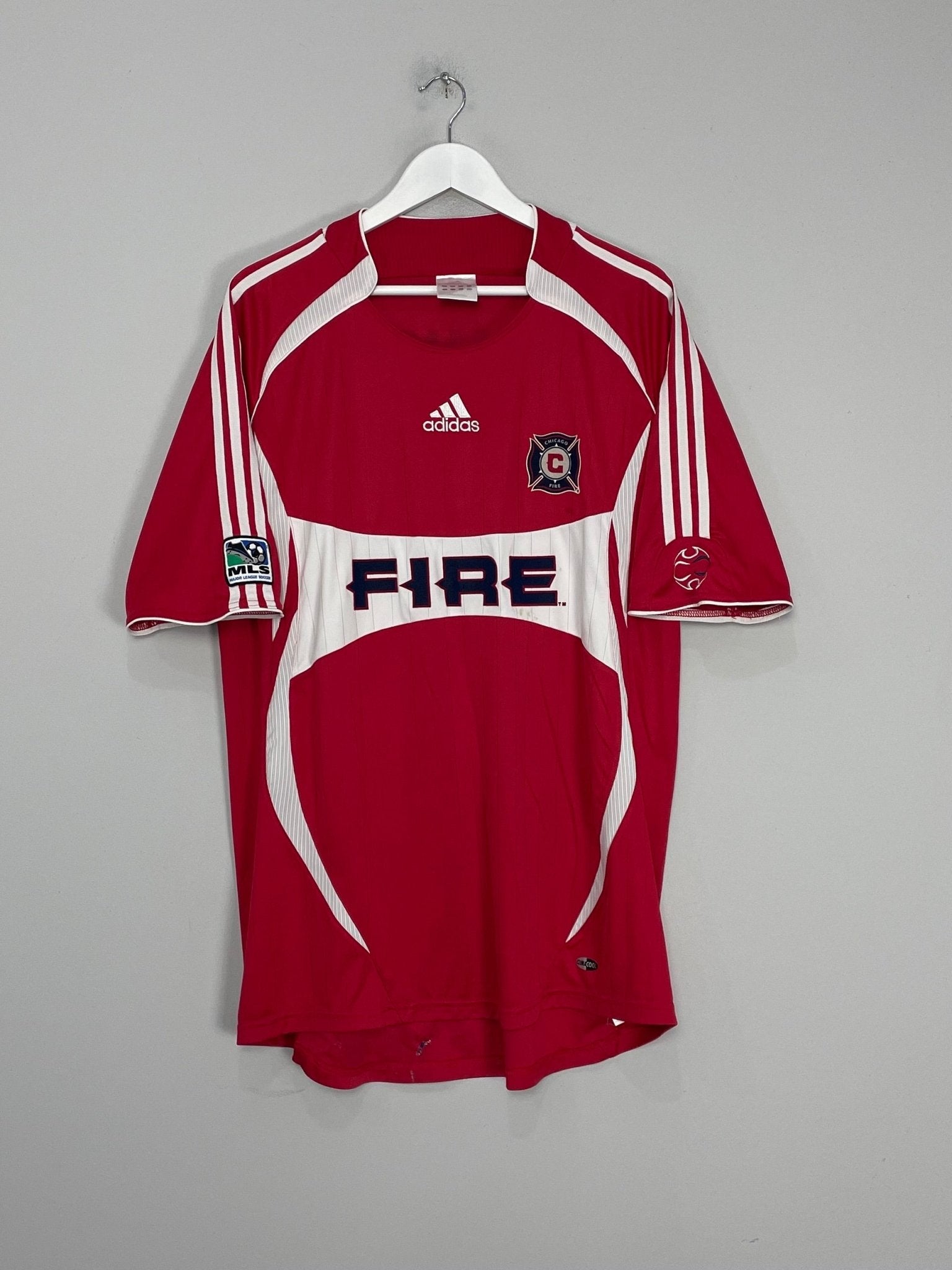 Shop 2006/07 CHICAGO FIRE BLANCO #10 HOME SHIRT (XL) ADIDAS, classic football shirts, vintage football shirts & retro soccer jerseys at Cult Kits