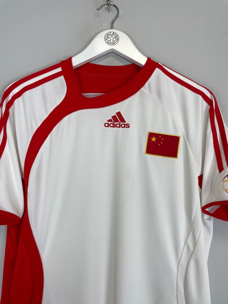 2006/07 CHINA AWAY SHIRT (M) ADIDAS - Cult Kits - Medium - Buy Vintage Football Shirts, Authentic Retro Football Shirts For Sale, Classic Football Shirts & Soccer Jersey
