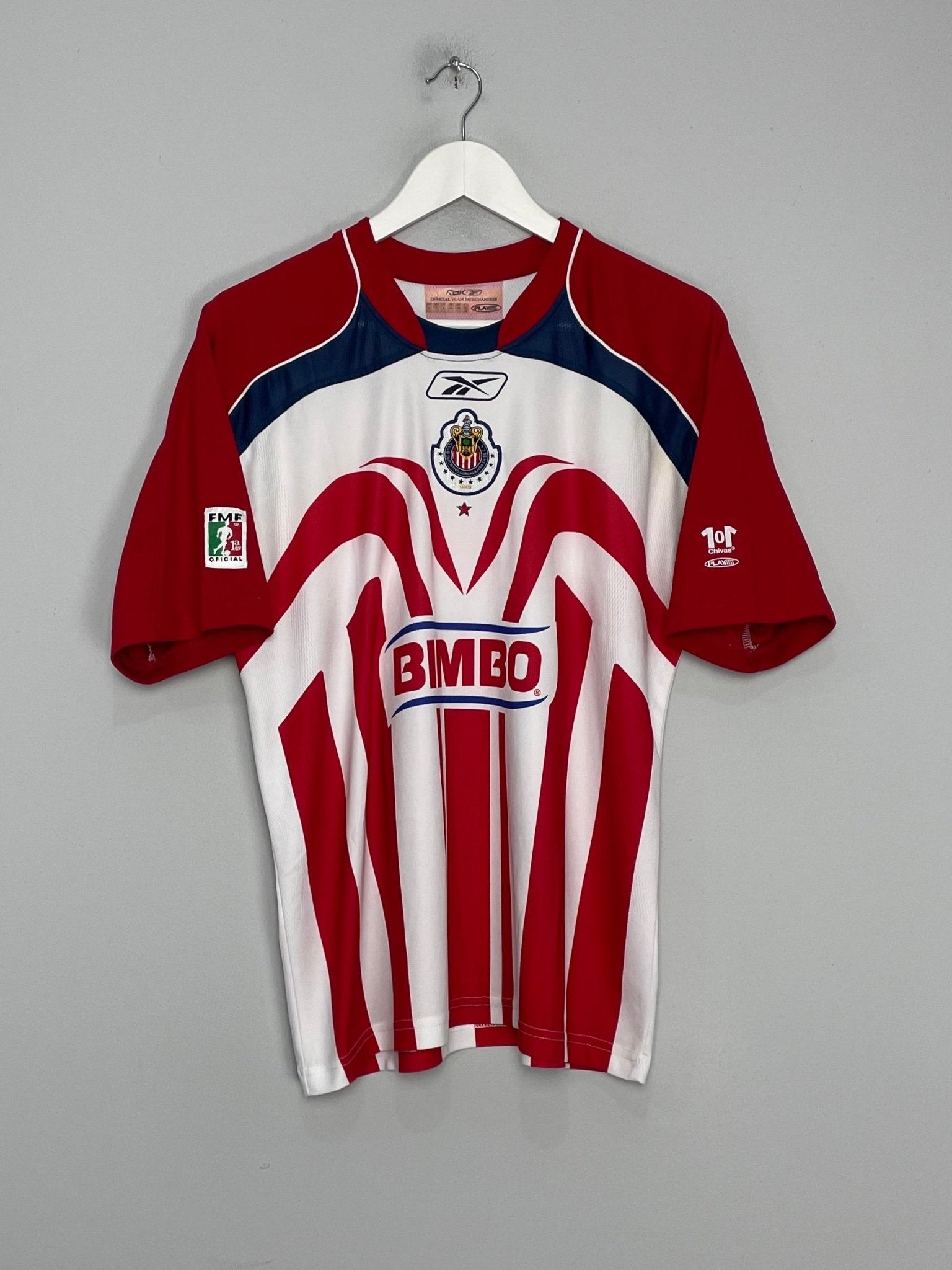 Shop 2006/07 CHIVAS GUADALAJARA J.HERNANDEZ #45 HOME SHIRT (S) REEBOK, classic football shirts, vintage football shirts & retro soccer jerseys at Cult Kits