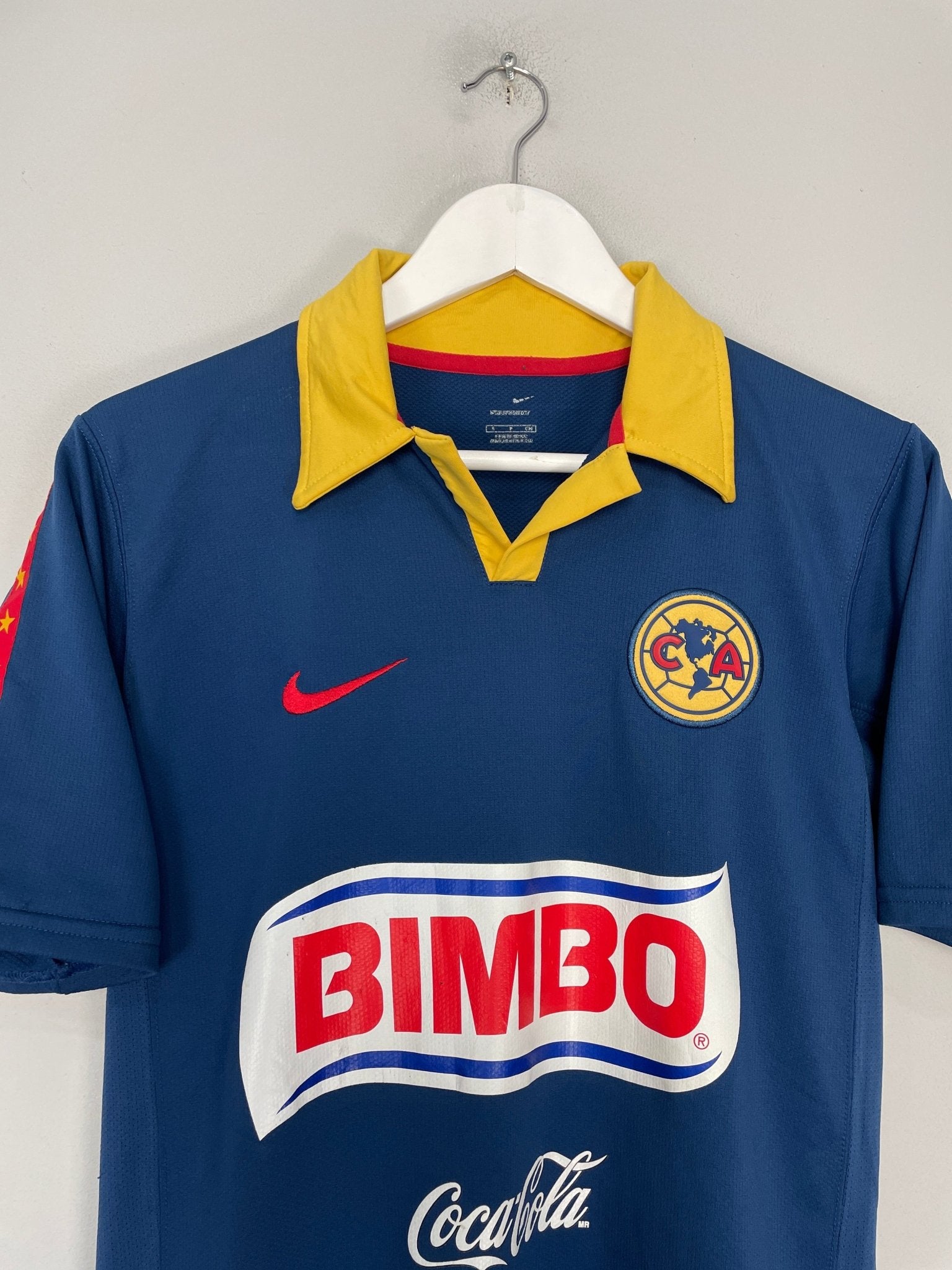 Shop 2006/07 CLUB AMERICA AWAY SHIRT (S) NIKE, classic football shirts, vintage football shirts & retro soccer jerseys at Cult Kits