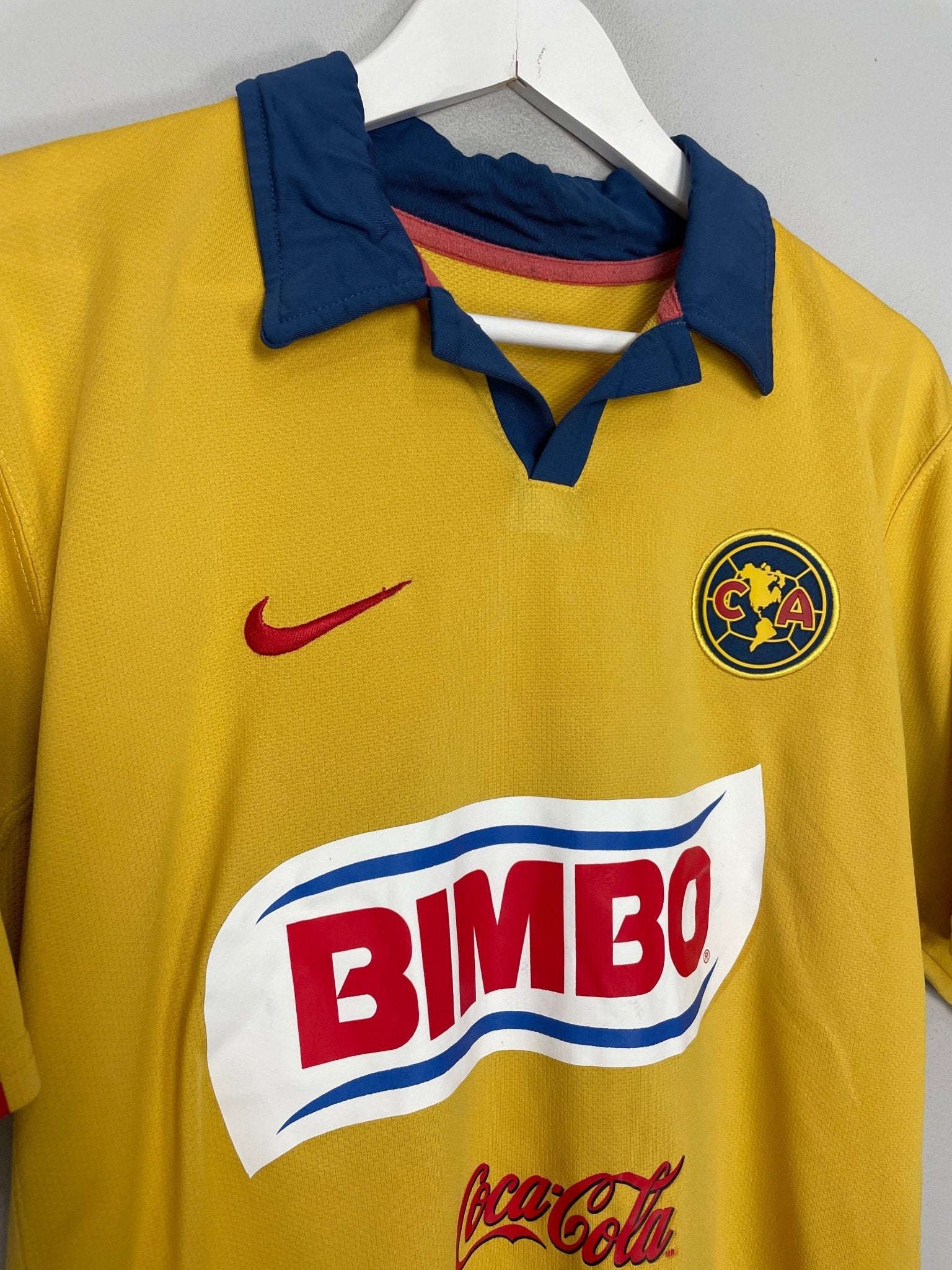 Shop 2006/07 CLUB AMERICA BLANCO #10 HOME SHIRT (L) NIKE, classic football shirts, vintage football shirts & retro soccer jerseys at Cult Kits