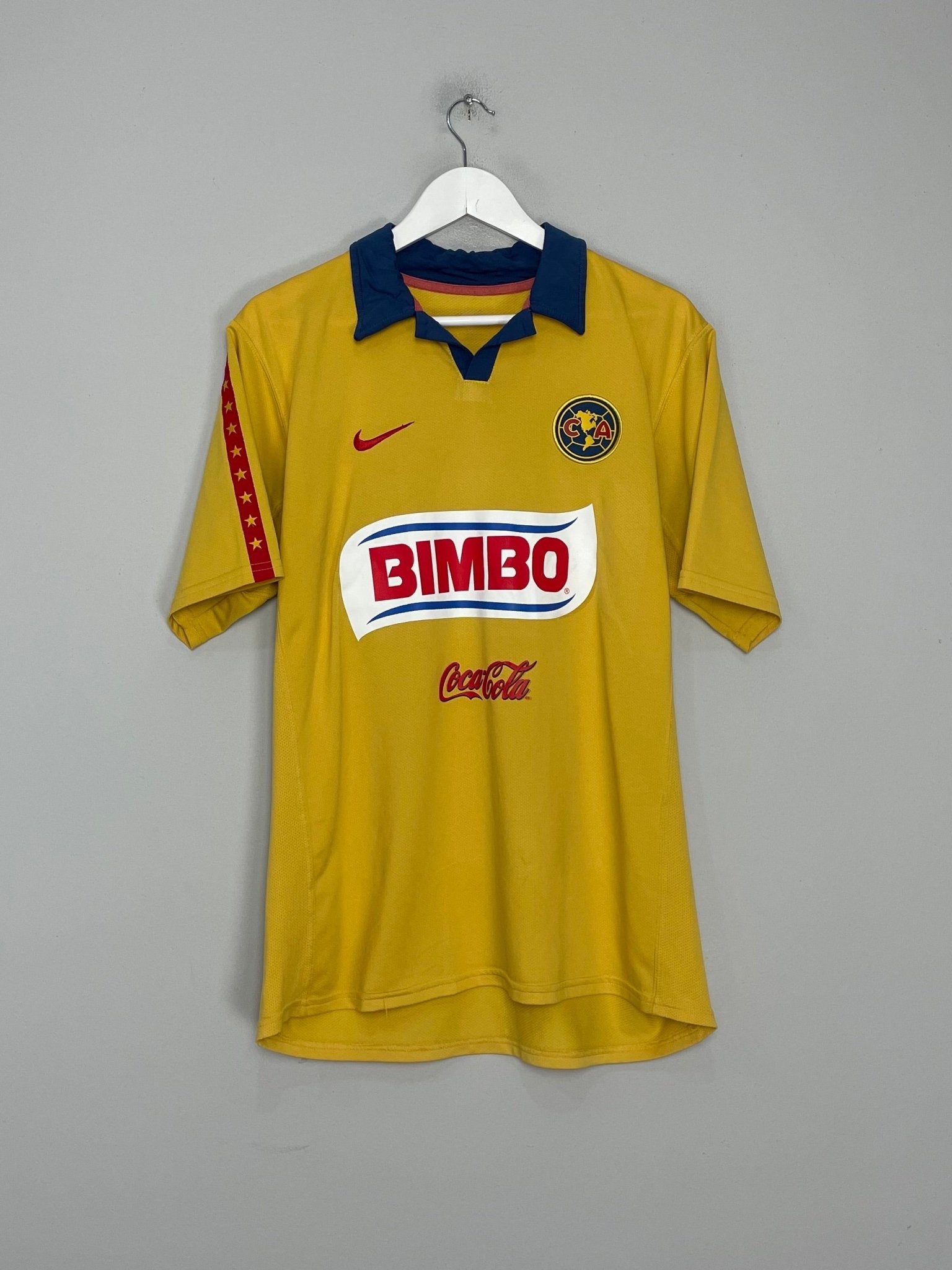 Shop 2006/07 CLUB AMERICA BLANCO #10 HOME SHIRT (L) NIKE, classic football shirts, vintage football shirts & retro soccer jerseys at Cult Kits