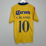 Shop 2006/07 CLUB AMERICA BLANCO #10 HOME SHIRT (L) NIKE, classic football shirts, vintage football shirts & retro soccer jerseys at Cult Kits