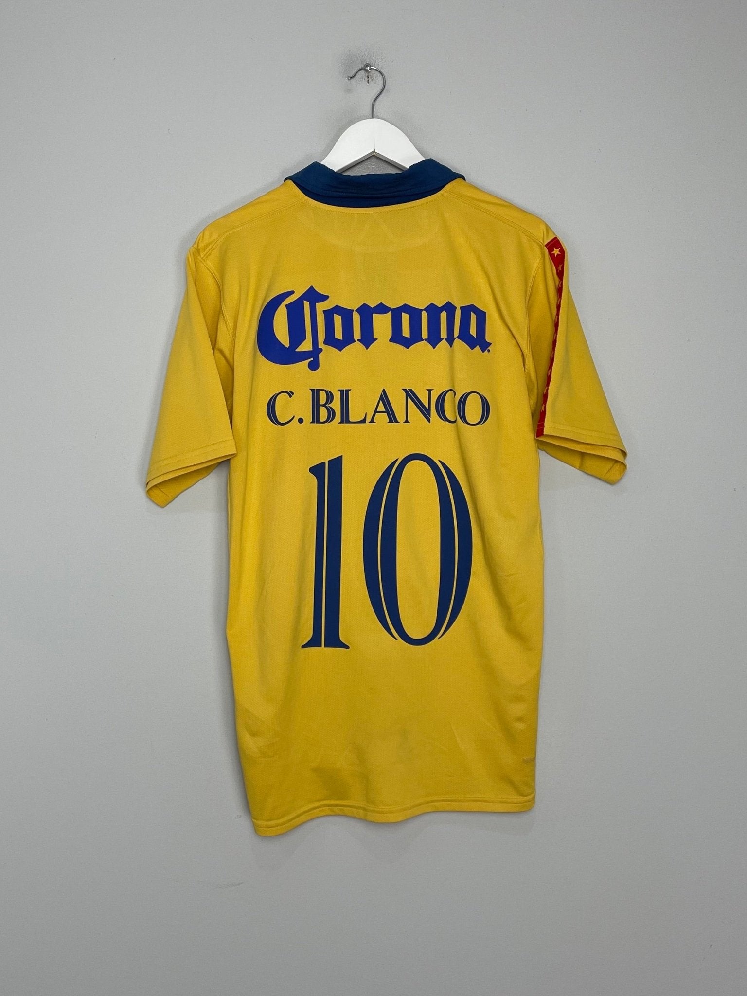 Shop 2006/07 CLUB AMERICA BLANCO #10 HOME SHIRT (L) NIKE, classic football shirts, vintage football shirts & retro soccer jerseys at Cult Kits