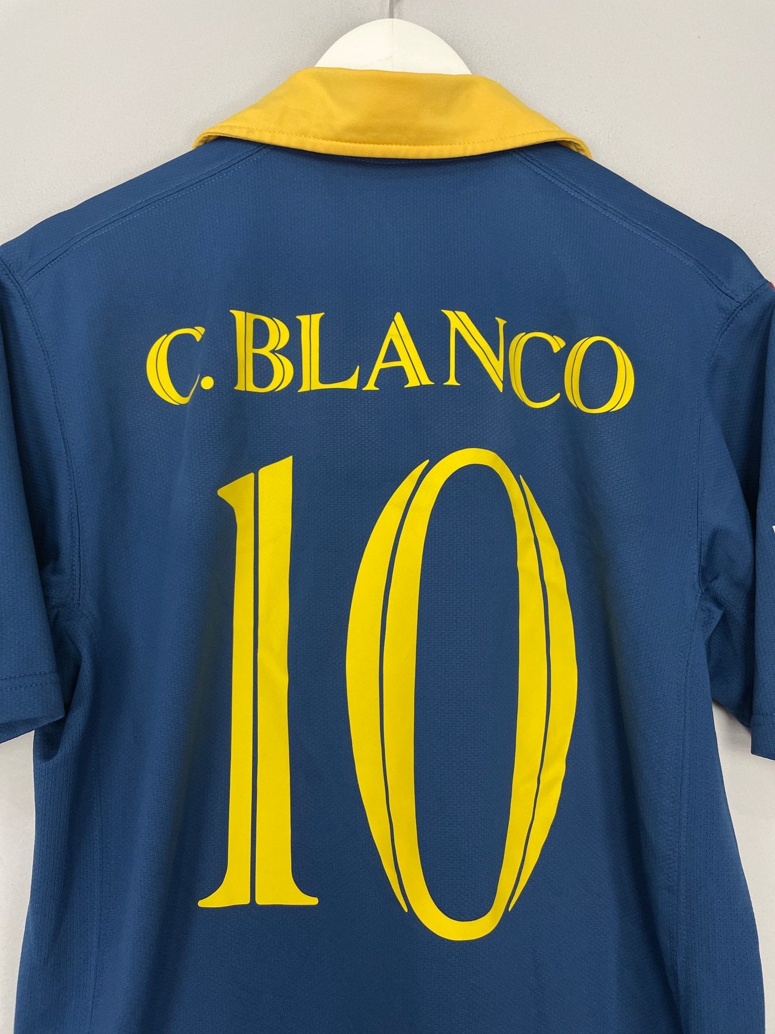 Shop 2006/07 CLUB AMERICA C.BLANCO #10 AWAY SHIRT (L) NIKE, classic football shirts, vintage football shirts & retro soccer jerseys at Cult Kits