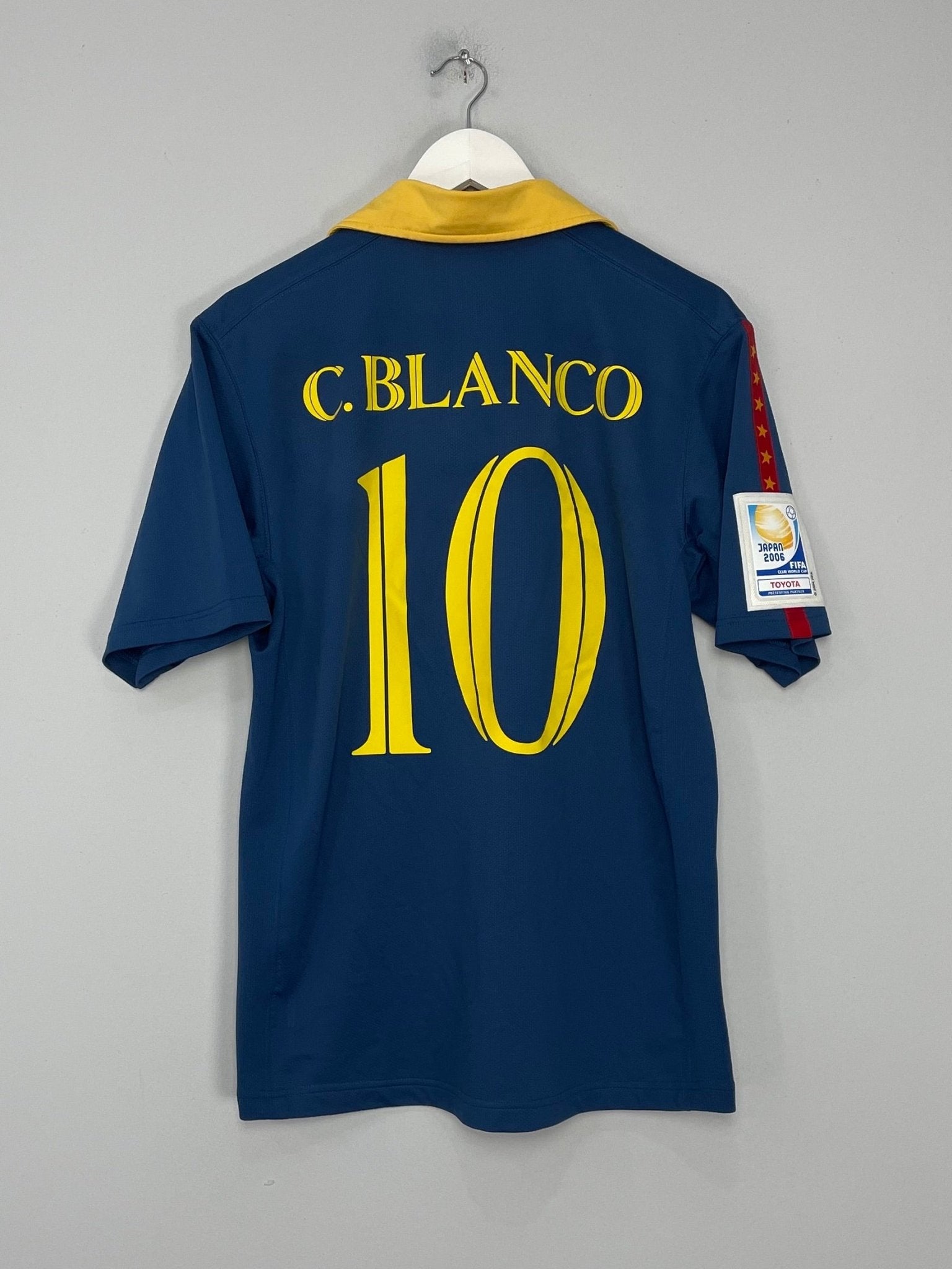 Shop 2006/07 CLUB AMERICA C.BLANCO #10 AWAY SHIRT (L) NIKE, classic football shirts, vintage football shirts & retro soccer jerseys at Cult Kits