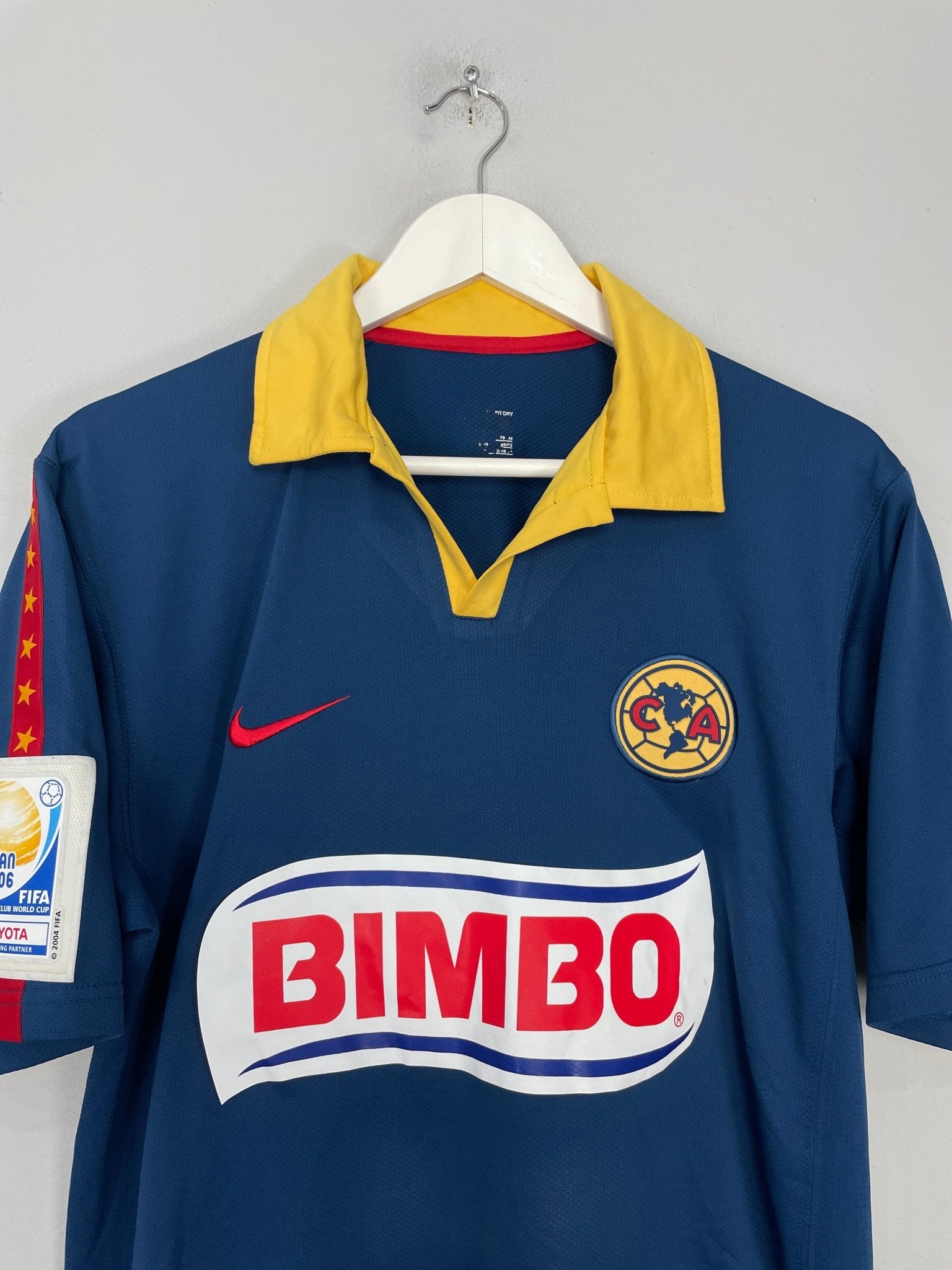 Shop 2006/07 CLUB AMERICA C.BLANCO #10 AWAY SHIRT (L) NIKE, classic football shirts, vintage football shirts & retro soccer jerseys at Cult Kits
