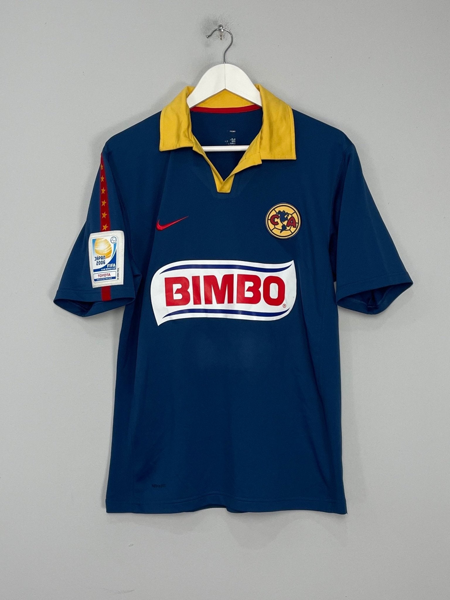 Shop 2006/07 CLUB AMERICA C.BLANCO #10 AWAY SHIRT (L) NIKE, classic football shirts, vintage football shirts & retro soccer jerseys at Cult Kits