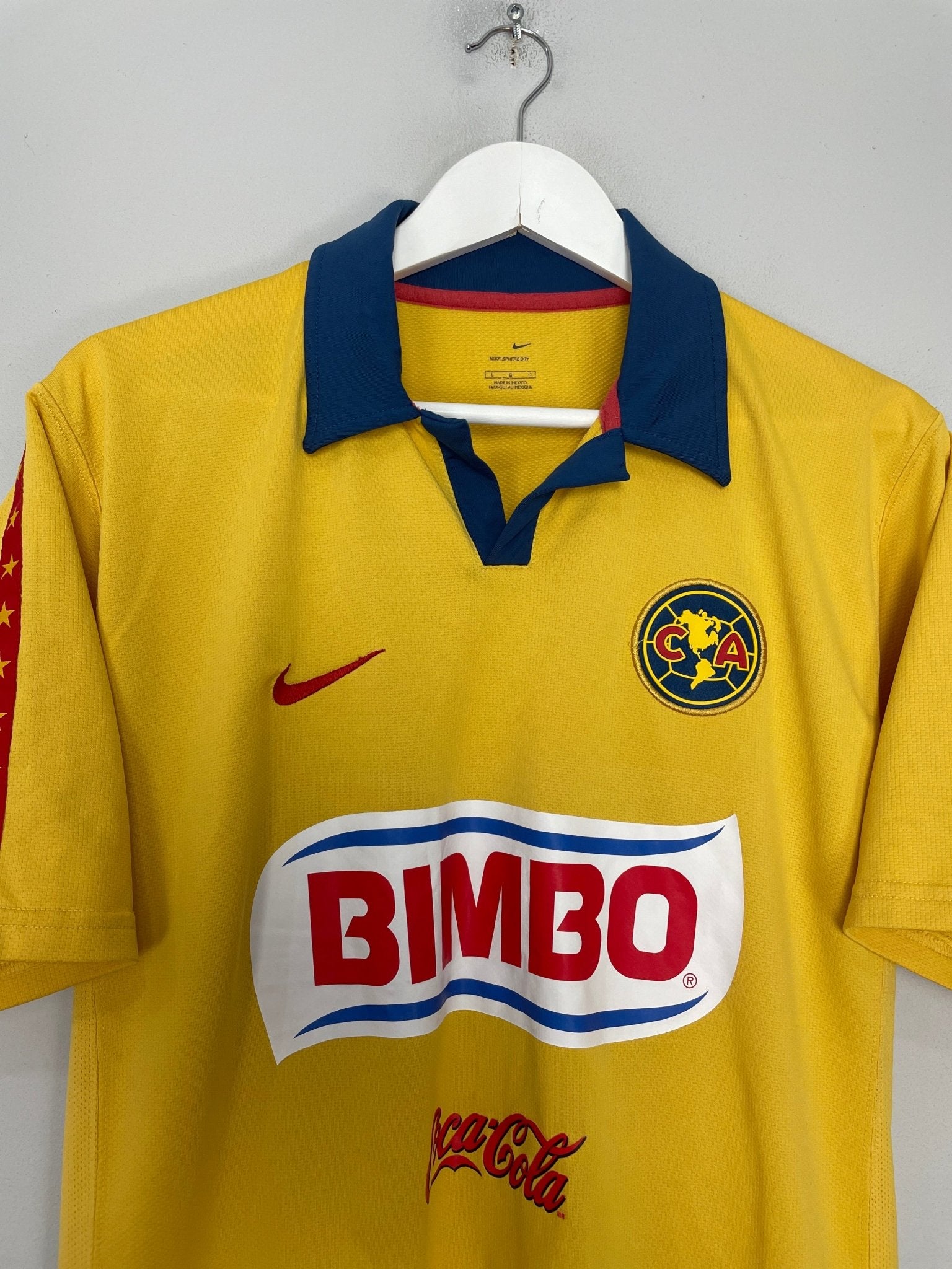 Shop 2006/07 CLUB AMERICA C.BLANCO #10 HOME SHIRT (L) NIKE, classic football shirts, vintage football shirts & retro soccer jerseys at Cult Kits