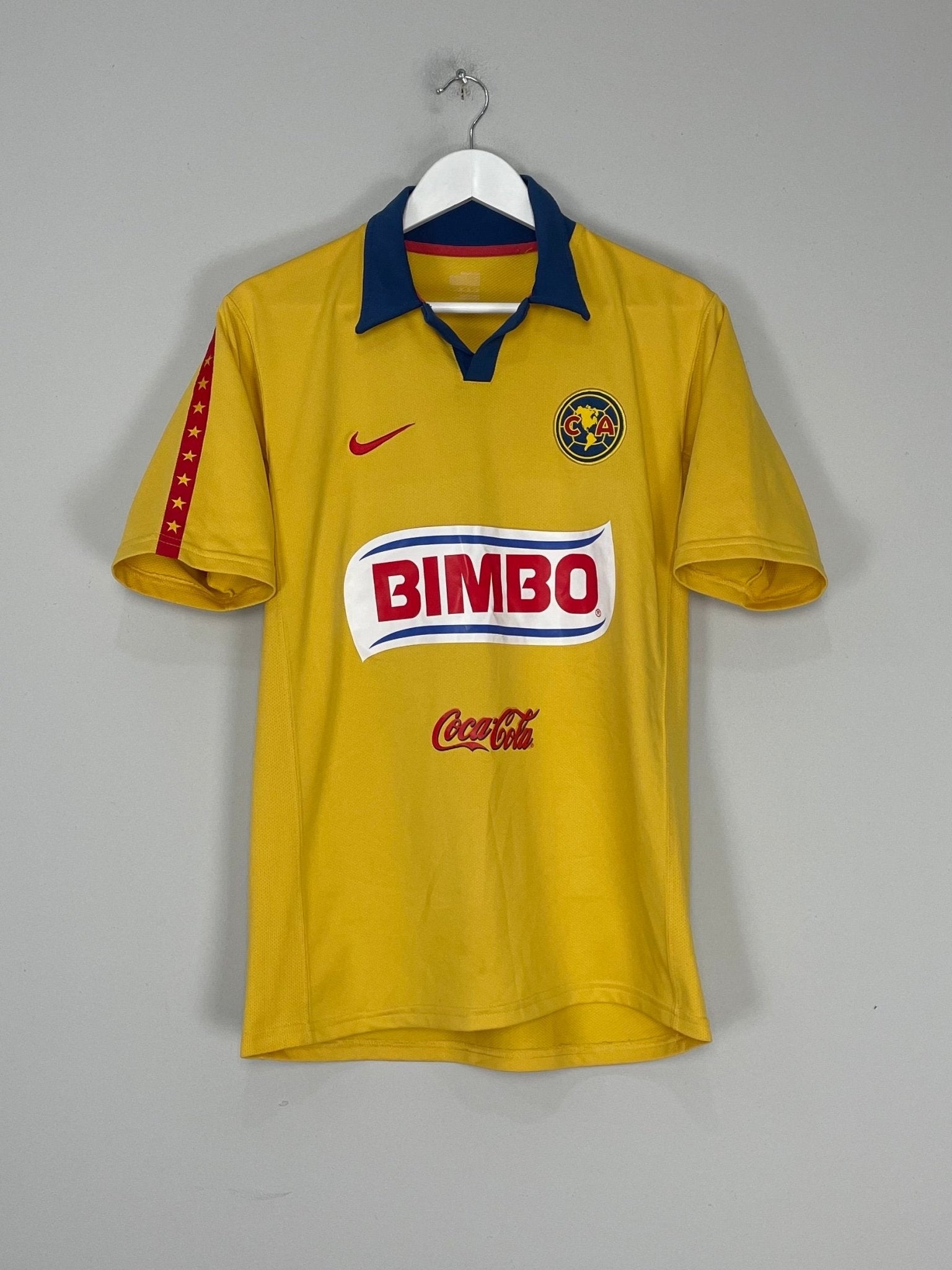 Shop 2006/07 CLUB AMERICA C.BLANCO #10 HOME SHIRT (L) NIKE, classic football shirts, vintage football shirts & retro soccer jerseys at Cult Kits