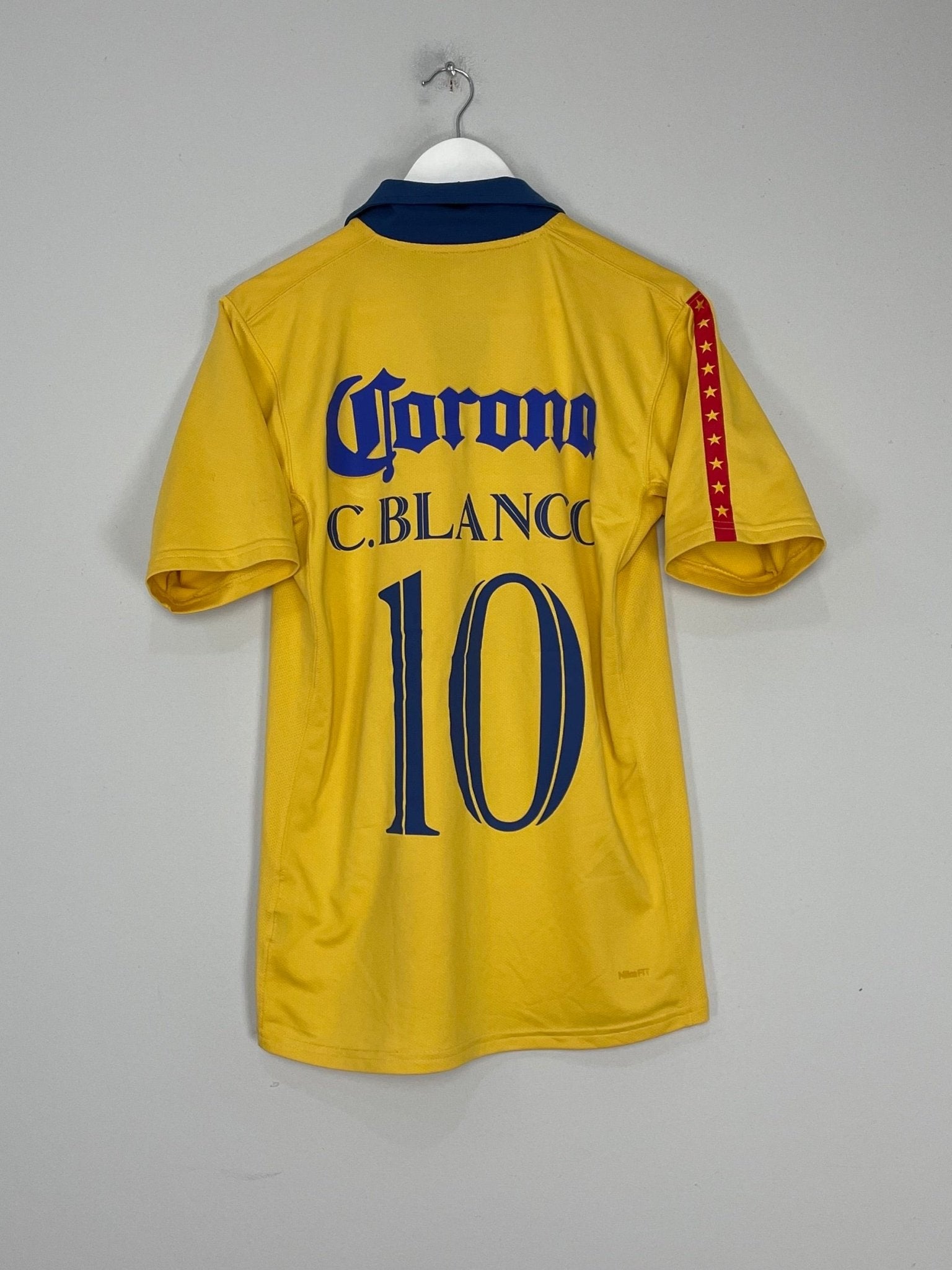 Shop 2006/07 CLUB AMERICA C.BLANCO #10 HOME SHIRT (L) NIKE, classic football shirts, vintage football shirts & retro soccer jerseys at Cult Kits