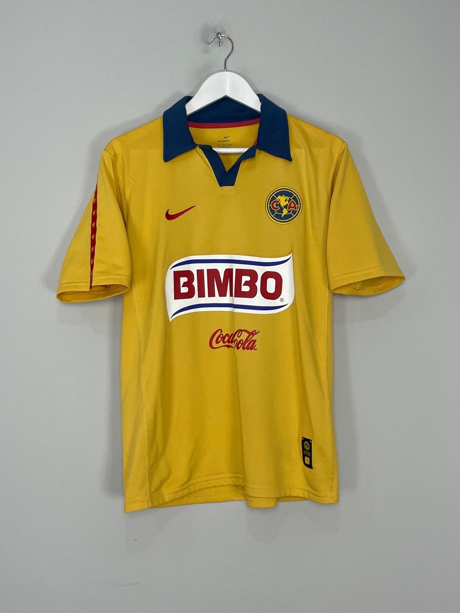 Shop 2006/07 CLUB AMERICA C.BLANCO #10 HOME SHIRT (M) NIKE, classic football shirts, vintage football shirts & retro soccer jerseys at Cult Kits