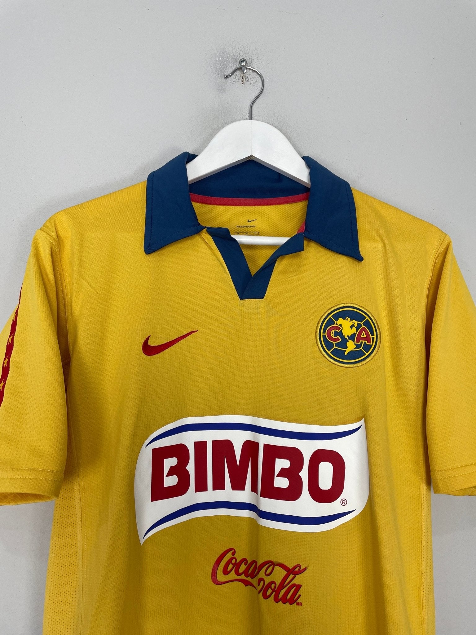Shop 2006/07 CLUB AMERICA C.BLANCO #10 HOME SHIRT (M) NIKE, classic football shirts, vintage football shirts & retro soccer jerseys at Cult Kits