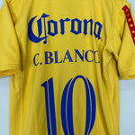Shop 2006/07 CLUB AMERICA C.BLANCO #10 HOME SHIRT (M) NIKE, classic football shirts, vintage football shirts & retro soccer jerseys at Cult Kits