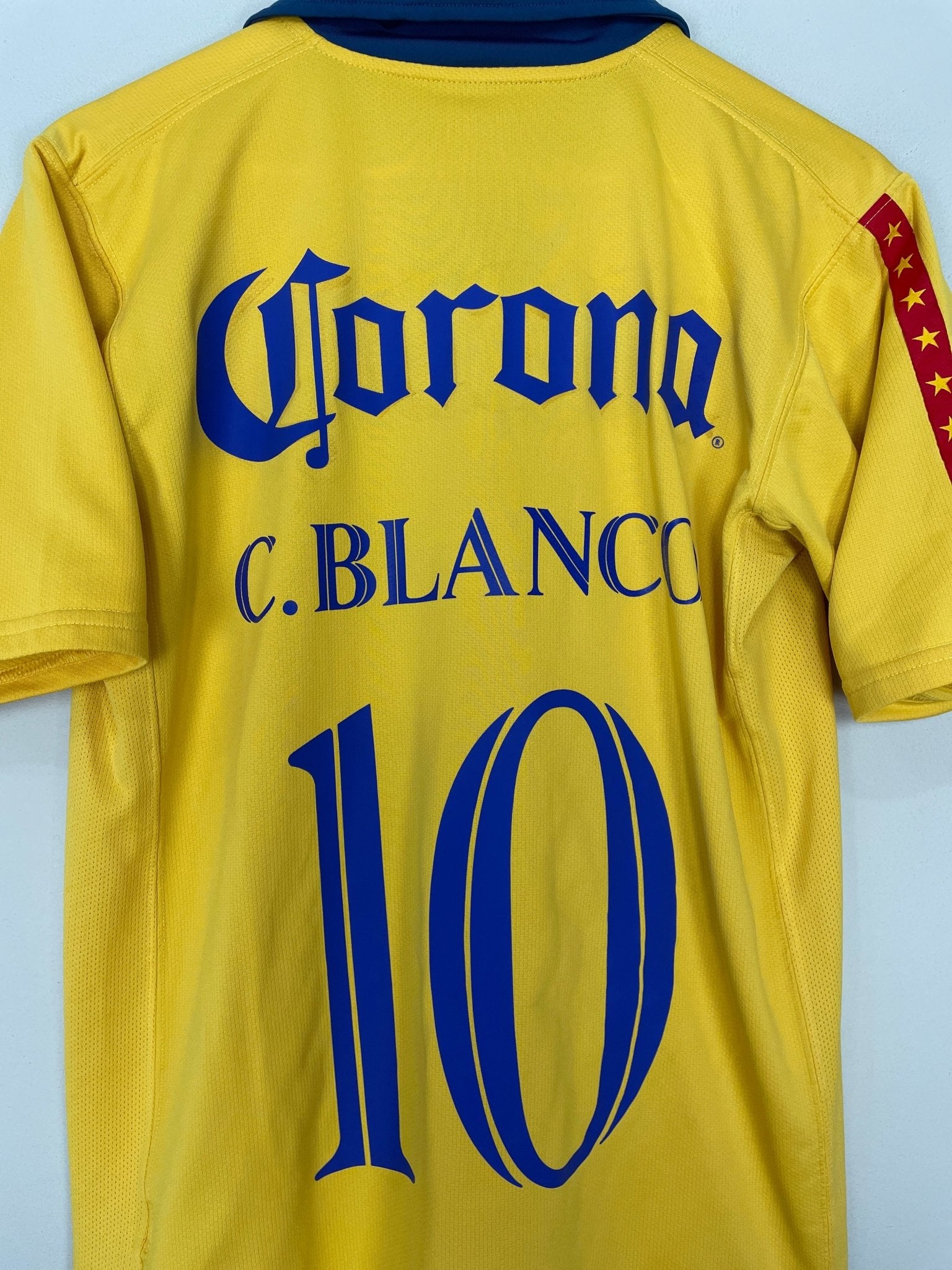 Shop 2006/07 CLUB AMERICA C.BLANCO #10 HOME SHIRT (M) NIKE, classic football shirts, vintage football shirts & retro soccer jerseys at Cult Kits