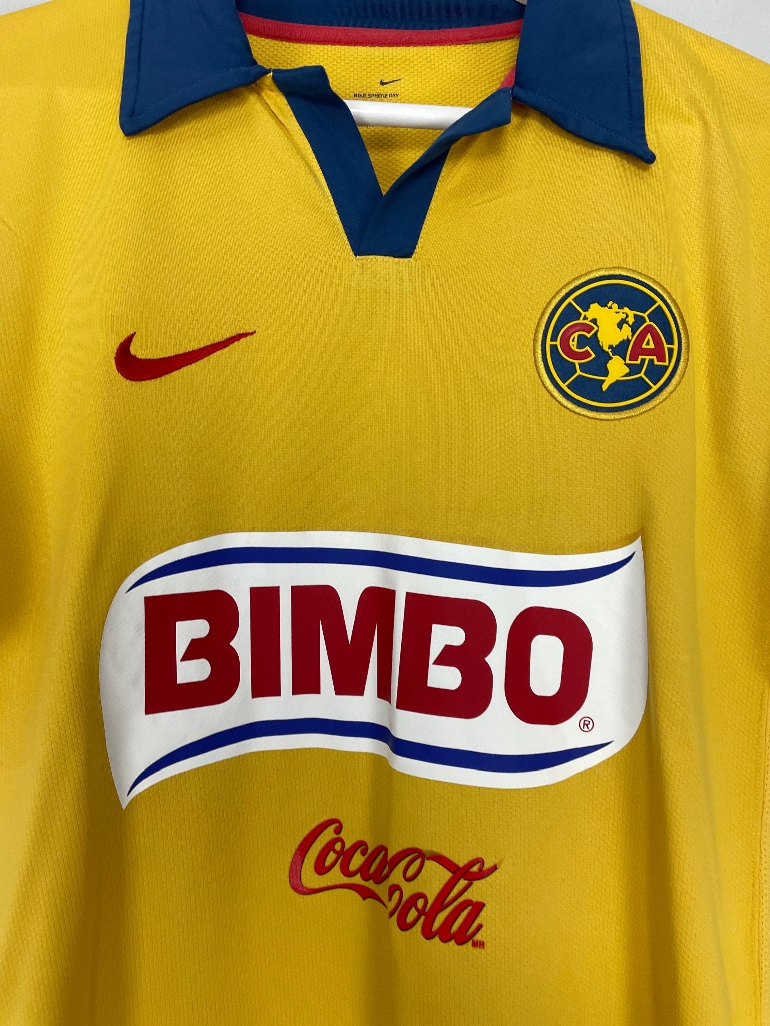 Shop 2006/07 CLUB AMERICA C.BLANCO #10 HOME SHIRT (M) NIKE, classic football shirts, vintage football shirts & retro soccer jerseys at Cult Kits