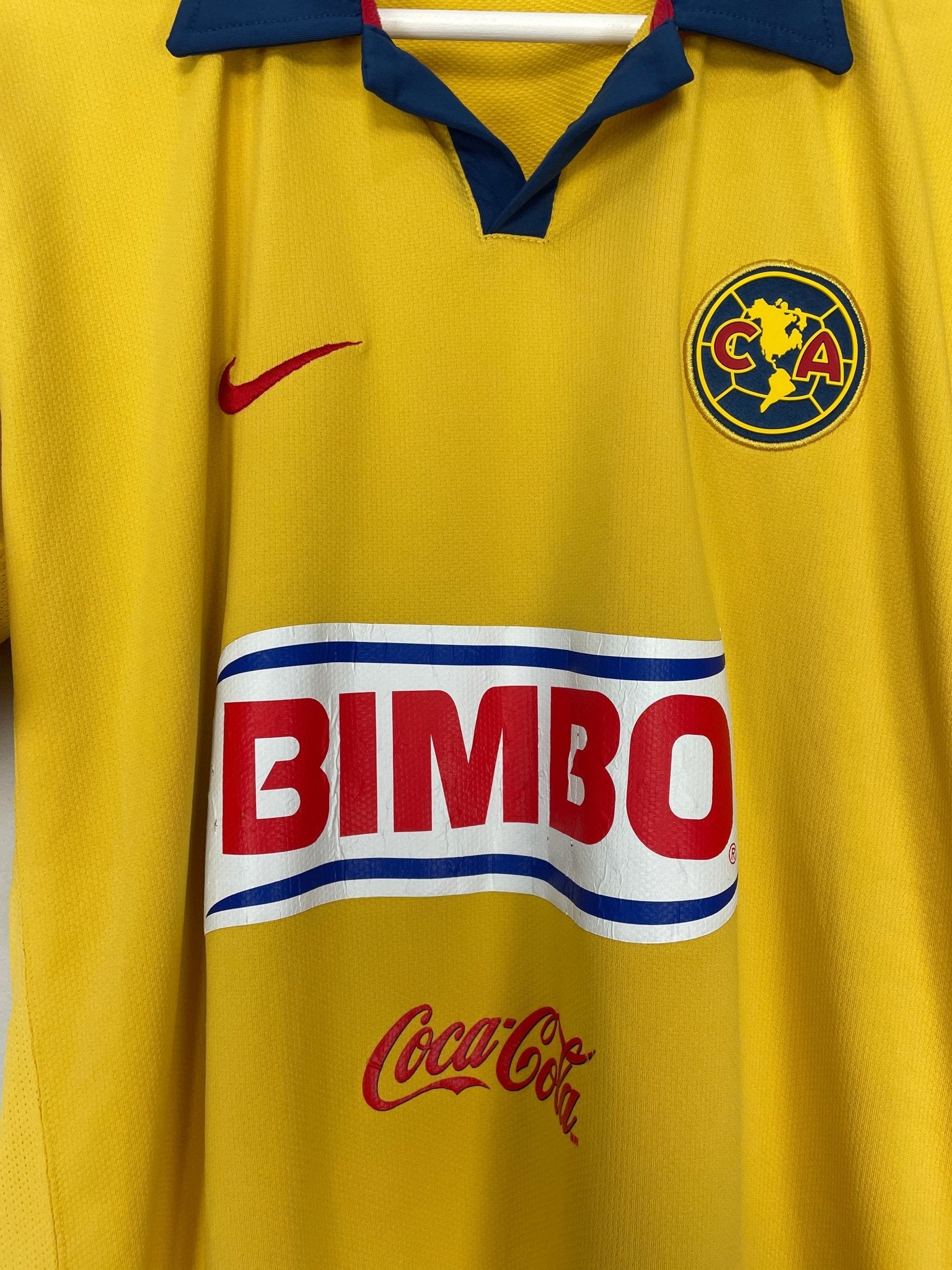 Shop 2006/07 CLUB AMERICA C.BLANCO #10 HOME SHIRT (XL) NIKE, classic football shirts, vintage football shirts & retro soccer jerseys at Cult Kits