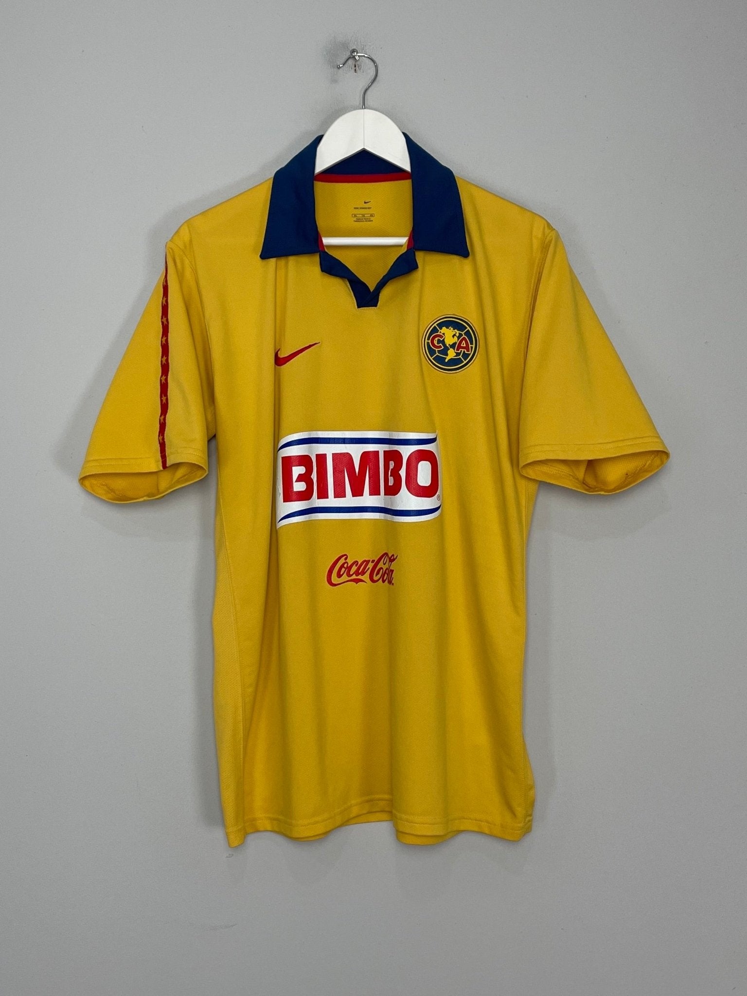 Shop 2006/07 CLUB AMERICA C.BLANCO #10 HOME SHIRT (XL) NIKE, classic football shirts, vintage football shirts & retro soccer jerseys at Cult Kits