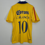 Shop 2006/07 CLUB AMERICA C.BLANCO #10 HOME SHIRT (XL) NIKE, classic football shirts, vintage football shirts & retro soccer jerseys at Cult Kits