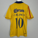 Shop 2006/07 CLUB AMERICA C.BLANCO #10 HOME SHIRT (XL) NIKE, classic football shirts, vintage football shirts & retro soccer jerseys at Cult Kits