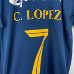 Shop 2006/07 CLUB AMERICA C.LOPEZ #7 AWAY SHIRT (XL) NIKE, classic football shirts, vintage football shirts & retro soccer jerseys at Cult Kits