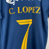 Shop 2006/07 CLUB AMERICA C.LOPEZ #7 AWAY SHIRT (XL) NIKE, classic football shirts, vintage football shirts & retro soccer jerseys at Cult Kits