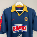 Shop 2006/07 CLUB AMERICA C.LOPEZ #7 AWAY SHIRT (XL) NIKE, classic football shirts, vintage football shirts & retro soccer jerseys at Cult Kits