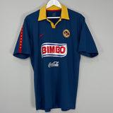 Shop 2006/07 CLUB AMERICA C.LOPEZ #7 AWAY SHIRT (XL) NIKE, classic football shirts, vintage football shirts & retro soccer jerseys at Cult Kits