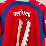 Shop 2006/07 CZECH REPUBLIC NEDVED #11 HOME SHIRT (L) PUMA, classic football shirts, vintage football shirts & retro soccer jerseys at Cult Kits