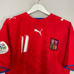 Shop 2006/07 CZECH REPUBLIC NEDVED #11 HOME SHIRT (L) PUMA, classic football shirts, vintage football shirts & retro soccer jerseys at Cult Kits