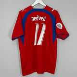 Shop 2006/07 CZECH REPUBLIC NEDVED #11 HOME SHIRT (L) PUMA, classic football shirts, vintage football shirts & retro soccer jerseys at Cult Kits