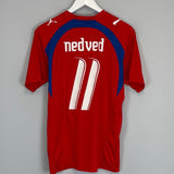 Shop 2006/07 CZECH REPUBLIC NEDVED #11 HOME SHIRT (S) PUMA, classic football shirts, vintage football shirts & retro soccer jerseys at Cult Kits