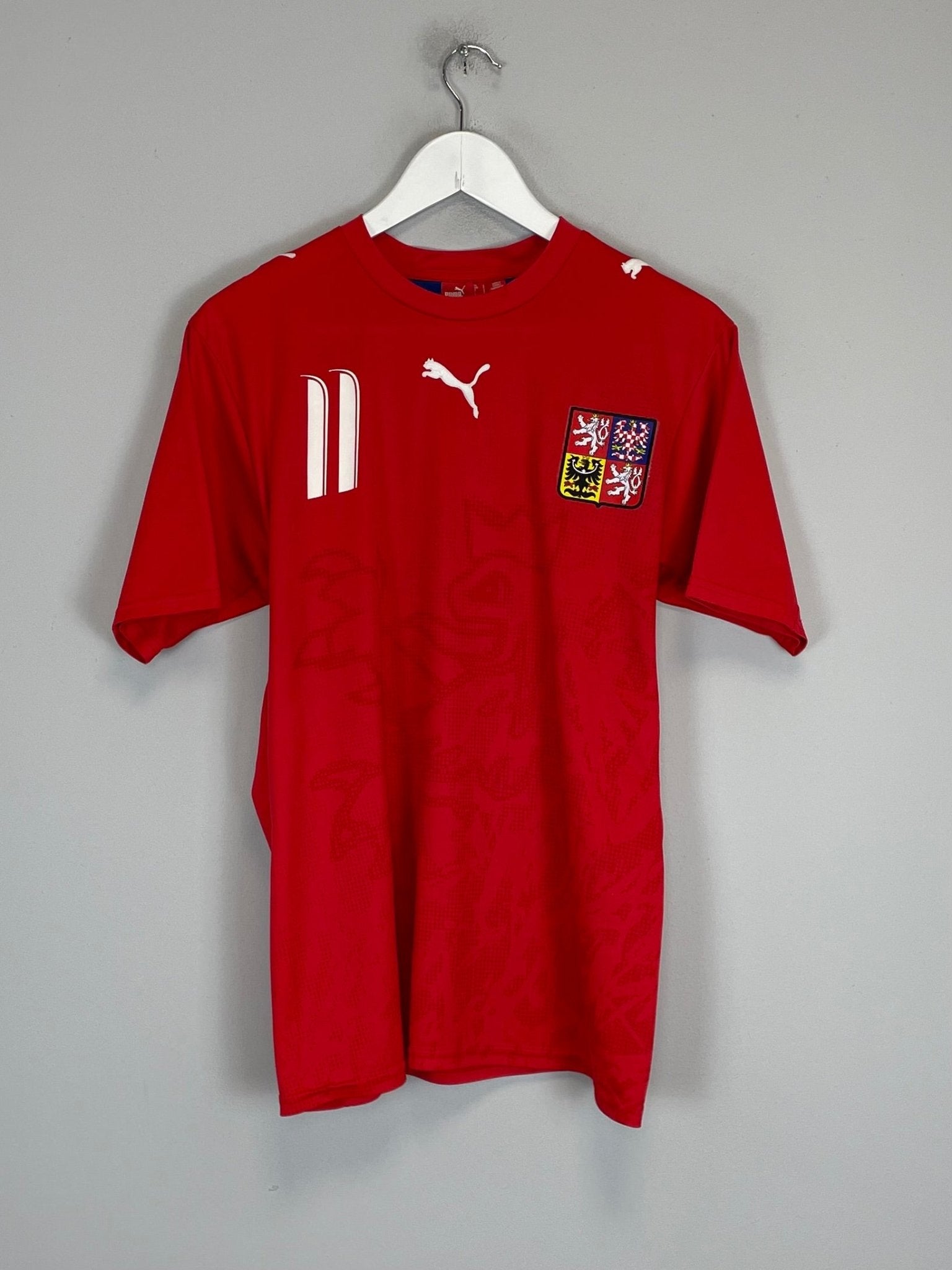 Shop 2006/07 CZECH REPUBLIC NEDVED #11 HOME SHIRT (S) PUMA, classic football shirts, vintage football shirts & retro soccer jerseys at Cult Kits