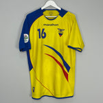 Shop 2006/07 ECUADOR A.VALENCIA #16 HOME SHIRT (L) MARATHON, classic football shirts, vintage football shirts & retro soccer jerseys at Cult Kits