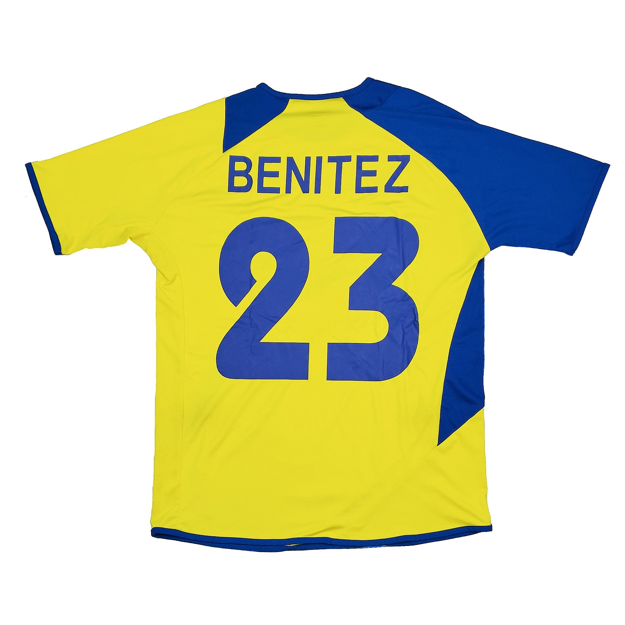 Buy 2006/07 ECUADOR BENITEZ 23 HOME SHIRT (M) MARATHON ~ Free worldwide shipping available ~ Authentic Vintage Football Shirts from Cult Kits