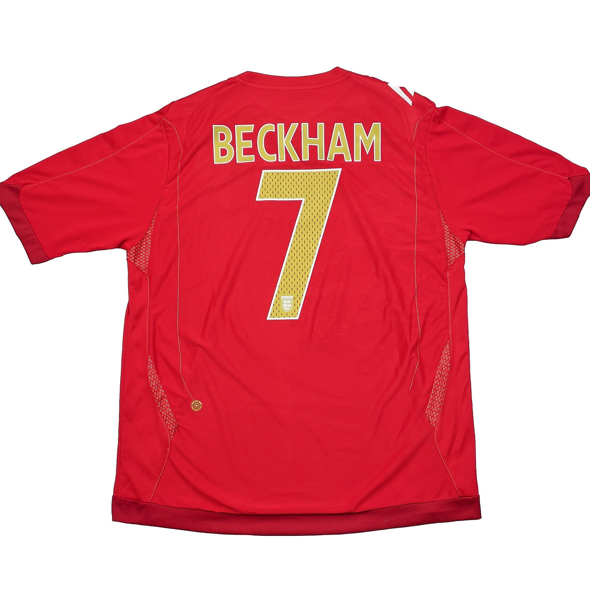 Buy 2006/07 ENGLAND BECKHAM 7 AWAY SHIRT (XL) UMBRO ~ Free worldwide shipping available ~ Authentic Vintage Football Shirts from Cult Kits