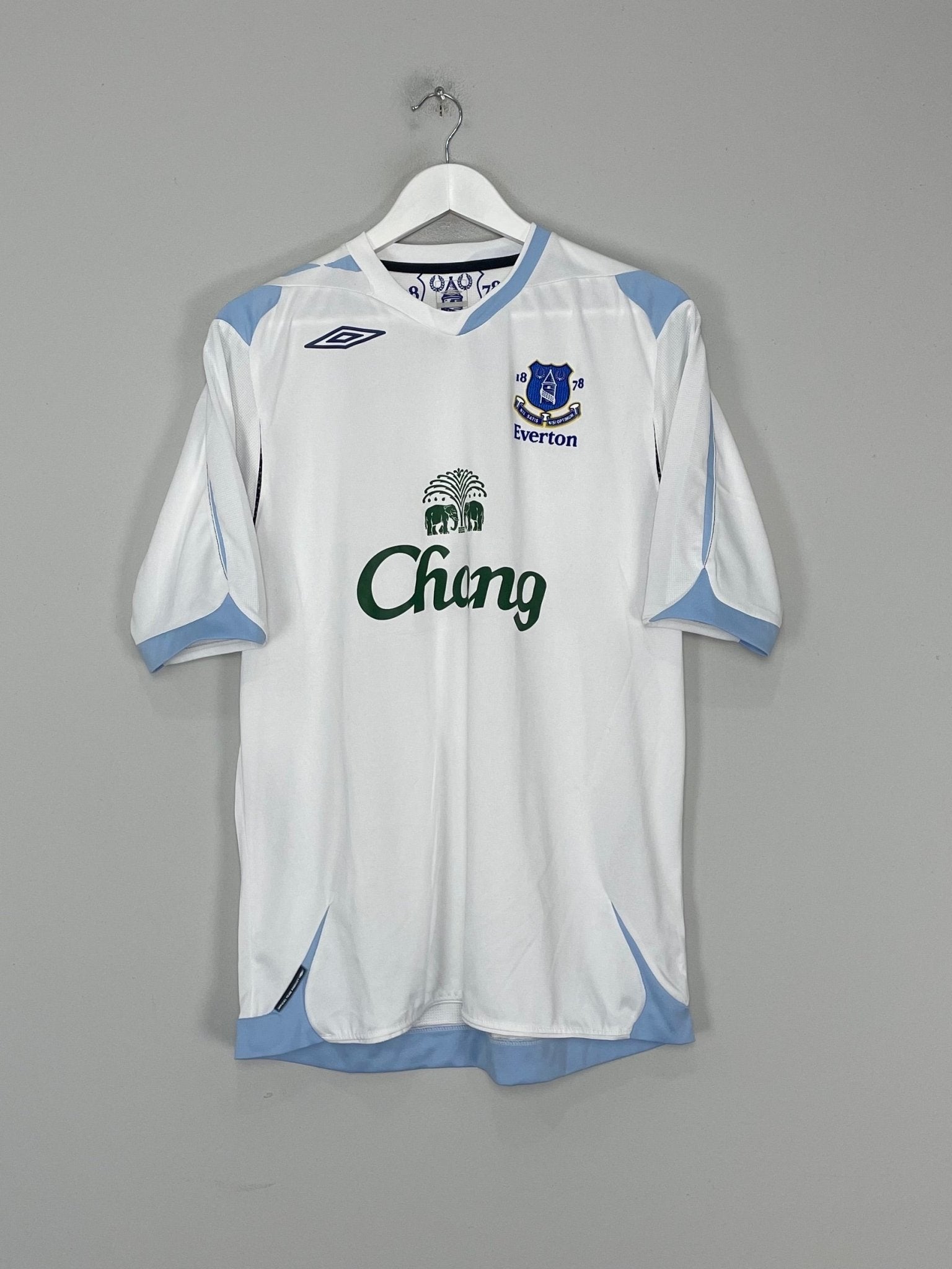 Shop 2006/07 EVERTON AWAY SHIRT (L) UMBRO, classic football shirts, vintage football shirts & retro soccer jerseys at Cult Kits