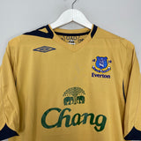 Shop 2006/07 EVERTON YOBO #4 THIRD SHIRT (L) UMBRO, classic football shirts, vintage football shirts & retro soccer jerseys at Cult Kits