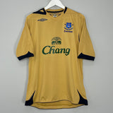 Shop 2006/07 EVERTON YOBO #4 THIRD SHIRT (L) UMBRO, classic football shirts, vintage football shirts & retro soccer jerseys at Cult Kits