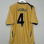 Shop 2006/07 EVERTON YOBO #4 THIRD SHIRT (L) UMBRO, classic football shirts, vintage football shirts & retro soccer jerseys at Cult Kits