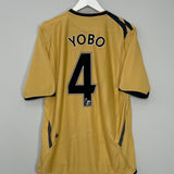 Shop 2006/07 EVERTON YOBO #4 THIRD SHIRT (L) UMBRO, classic football shirts, vintage football shirts & retro soccer jerseys at Cult Kits