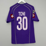 Shop 2006/07 FIORENTINA TONI #30 HOME SHIRT (XL) LOTTO, classic football shirts, vintage football shirts & retro soccer jerseys at Cult Kits