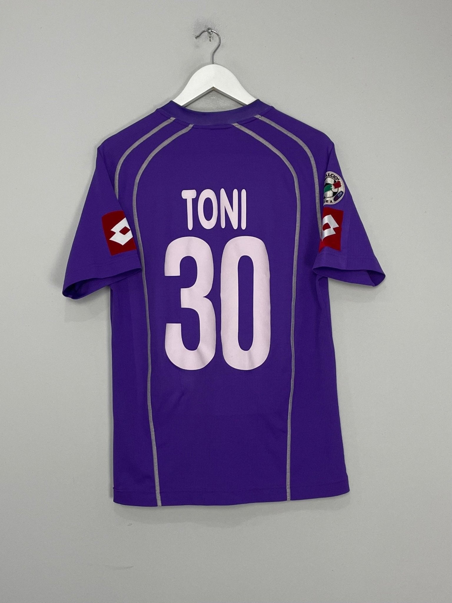 Shop 2006/07 FIORENTINA TONI #30 HOME SHIRT (XL) LOTTO, classic football shirts, vintage football shirts & retro soccer jerseys at Cult Kits