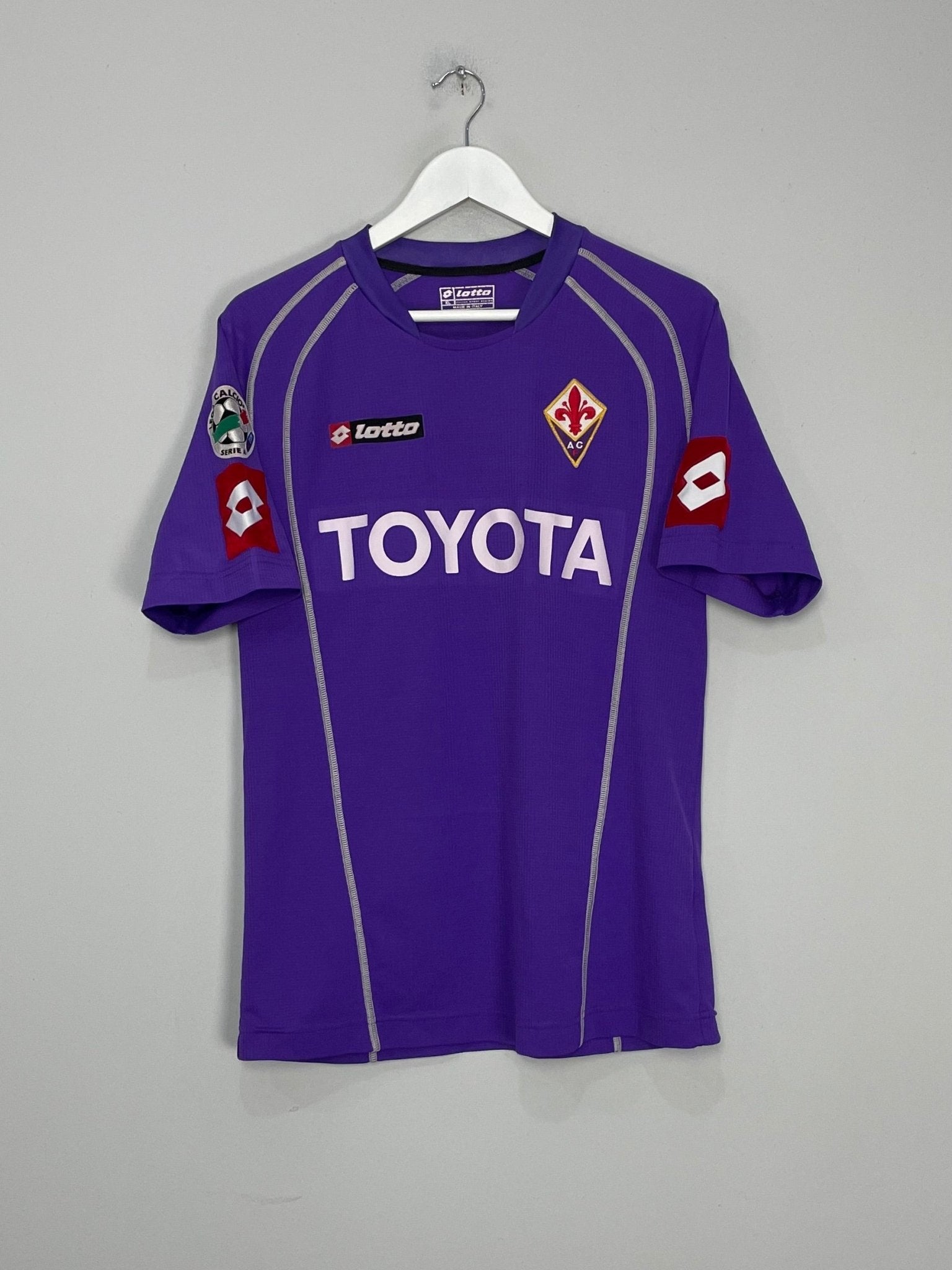 Shop 2006/07 FIORENTINA TONI #30 HOME SHIRT (XL) LOTTO, classic football shirts, vintage football shirts & retro soccer jerseys at Cult Kits