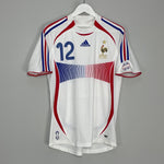 Shop 2006/07 FRANCE HENRY #12 AWAY SHIRT (S) ADIDAS, classic football shirts, vintage football shirts & retro soccer jerseys at Cult Kits