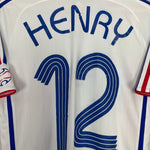 Shop 2006/07 FRANCE HENRY #12 AWAY SHIRT (S) ADIDAS, classic football shirts, vintage football shirts & retro soccer jerseys at Cult Kits